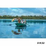 Стеклопластиковая лодка WYATBOAT Голавль