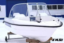 Стеклопластиковая моторная лодка Wyatboat-430 DCM (килевая)