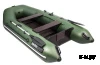 Надувная лодка Аква 2900 Слань Книжка Киль