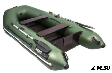Надувная лодка Аква 2900 Слань Книжка Киль