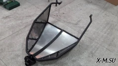 Комплект защиты днища на снегоход ЕРМАК STELS с установкой