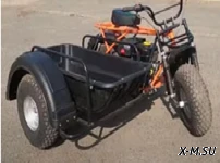 Прицеп боковой для мотоциклов СКАУТ САФАРИ-1,2 (без корыта) (Невозможна регистрация в ГИБДД)	