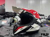 Шлем кроссовый HETOSHI XD1-73 цв. Черно-бело-оранжевый р. XXL