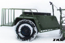 Колёсный прицеп с поворотным механизмом