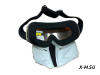 Очки зимние HETOSHI Face Mask FJ04B (двойное стекло) цв.Камуфляж(камыш) цв.стекла Оранжевый