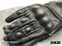 Перчатки взрослые REVIT XD2-56 с перфорацией цв. Черный р. S